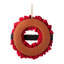 18"D Christmas Red With Belt Fabric Wreath
