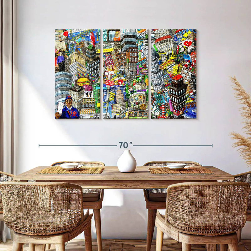 Sireci Graffiti, 36" H x 57" W