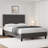 Nassau Platform Bed Frame with Fabric Upholstered Headboard and Wooden Slats Support, Fully Upholstered Mattress Foundation/No Box Spring Needed/Easy Assembly-1520246973