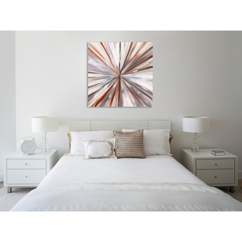 "Hot Spin", toile tendue par Boho Studio, H 18 po x l 18 po x P 1,5 po