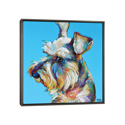«Dylan the Schnauzer» par Robert Phelps - reproduction d'art