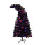 Arbre de Noël artificiel incurvé pré-éclairé