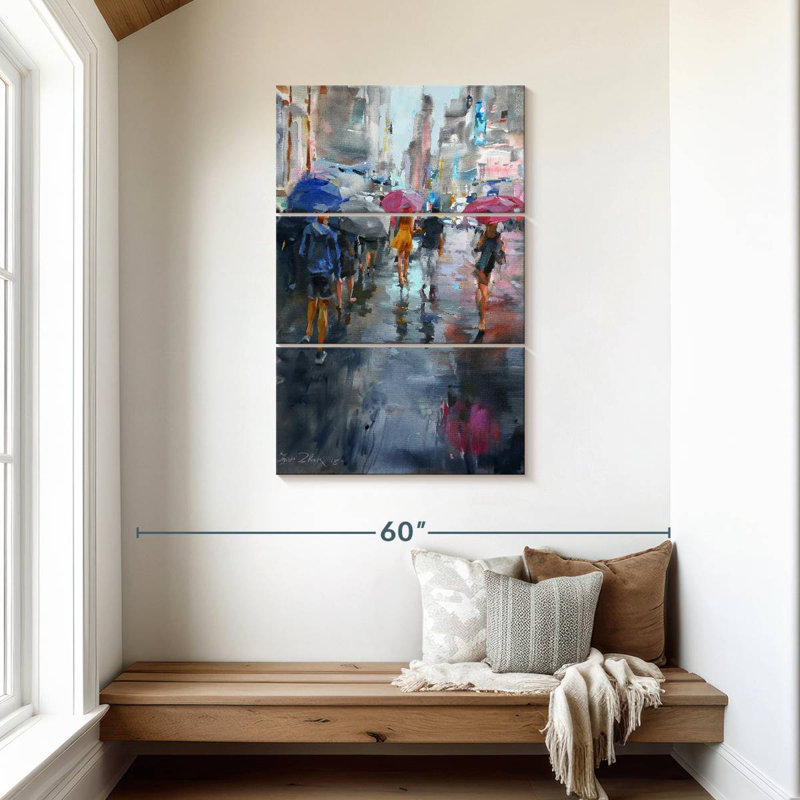 Sireci It's Raining, 45" H x 28" W