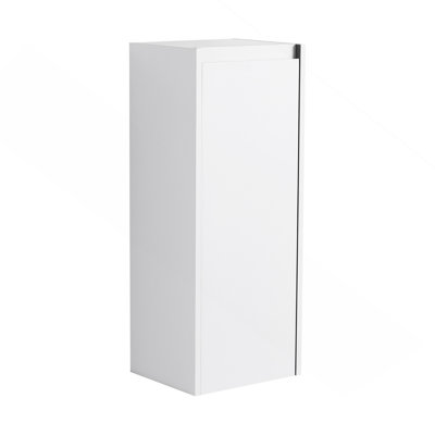 Armoire de salle de bain suspendue de 30 cm (12 pouces), meuble de rangement en contreplaqué peu encombrant avec charnières à fermeture en douceur pour salle de bain, salle d'eau, buanderie.