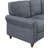 Aulora Collection 2 Piece Classic Chenille Upholstered Living Room Set with Pocket & Solid Wood Leg-1743502291