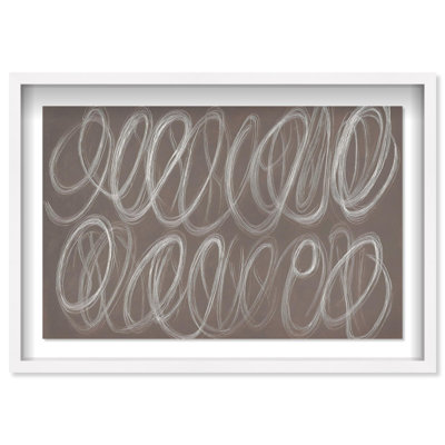Oliver Gal Coastal Mirage III Abstract - Luxury Shadowbox Framed Wall Art