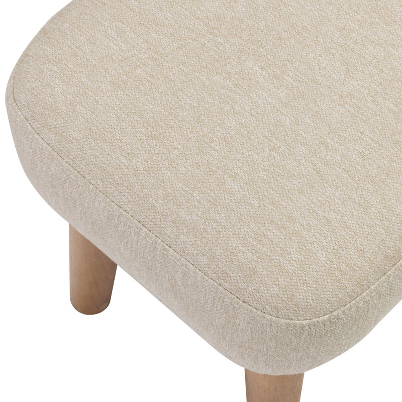 Babymore Callie Nursing Chair with Stool - Oatmeal