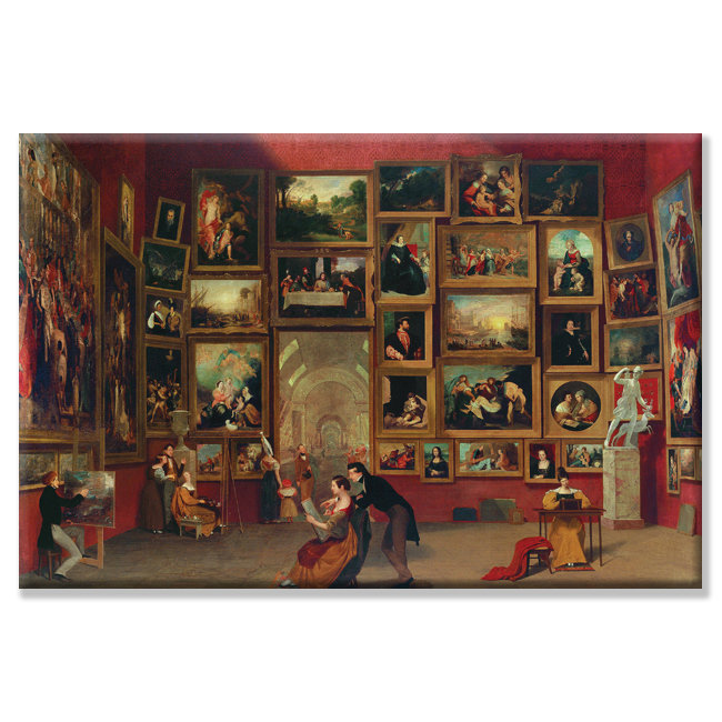 Galerie du louvre-impression d’art graphique, H 24 po x l 36 po x P 1,5 po