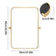 Addan Metal Flat Mirror