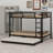 Metal Bunk Bed With Trundle-147836560