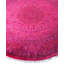 Overdyed Hand-Knotted Wool Modern-Contemporary Pink Area Rug 6' 4" x 6' 4"