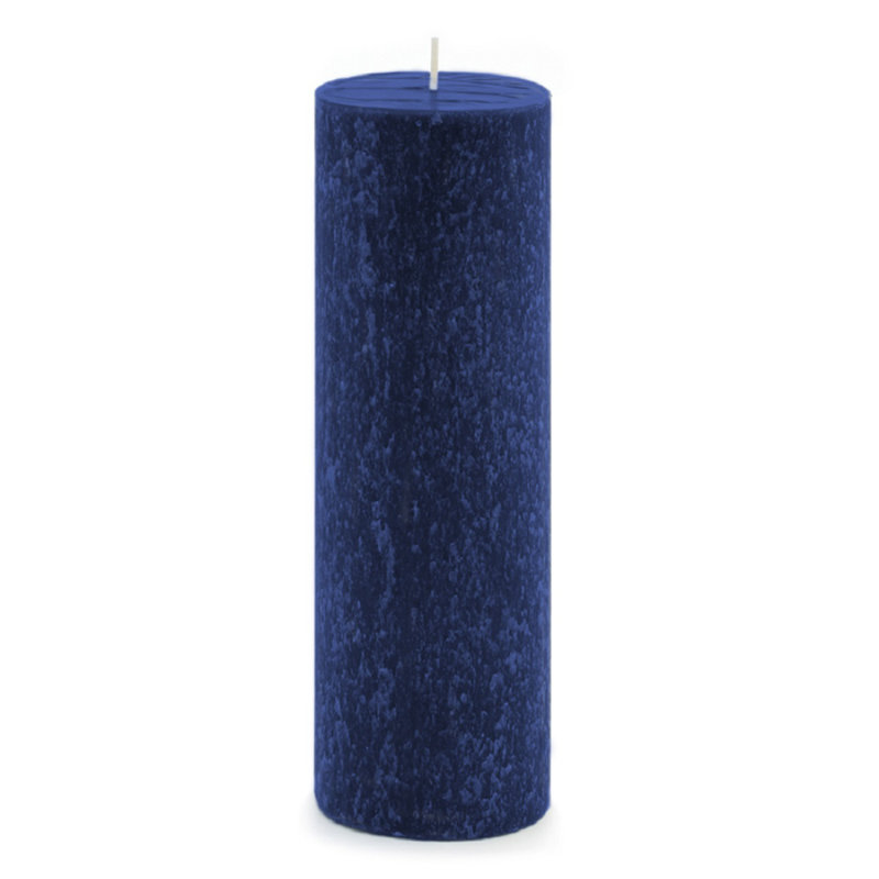 Bougie colonne non parfumée Timberline, Abysse, H 9 po x l 3 po x P 3 po