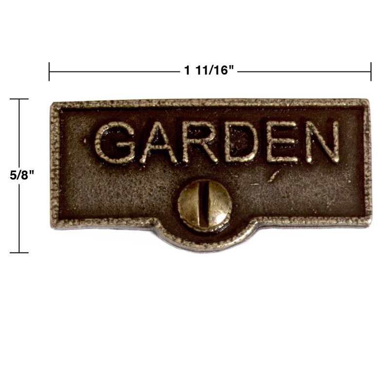 Garden Name Signs Labels Switch Plate Tag