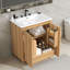 Meuble-lavabo simple l 30 po x P 18,3 po x H 34,4 po