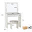 Abirami Dressing Table with Mirror