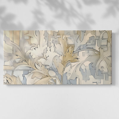 Série abstraite - XXVII - Toile tendue avec châssis encadré - Prêt à être accroché