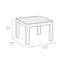 Keter Emma 2 Seater Balcony Set