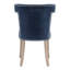 Upholstered Side Chair in Denim Velvet-348282585