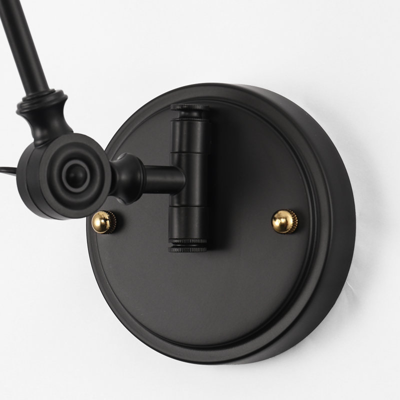 Industrial Swing Arm Wall Sconce 2-Pack
