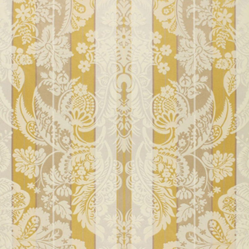 Savannah Imberline Damask Fabric, Yellow