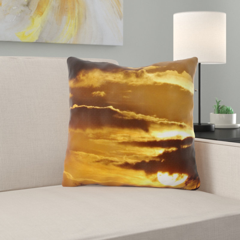 Coussin coucher de soleil