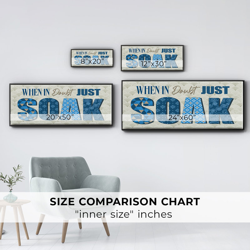 When in Doubt- Framed Canvas