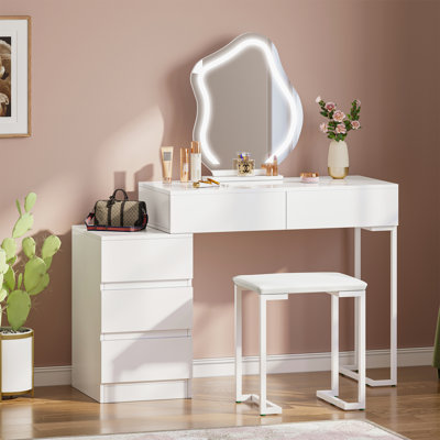 Brenia Dressing Table with Mirror