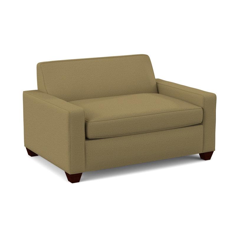 Avery Upholstered Accent Chair, Empire Mahogany, Antic Fawn