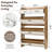 Spacious Two-Drawer Three-Fold Door Shoe Cabinet With Large Storage, Living Room Cabinet-324888641