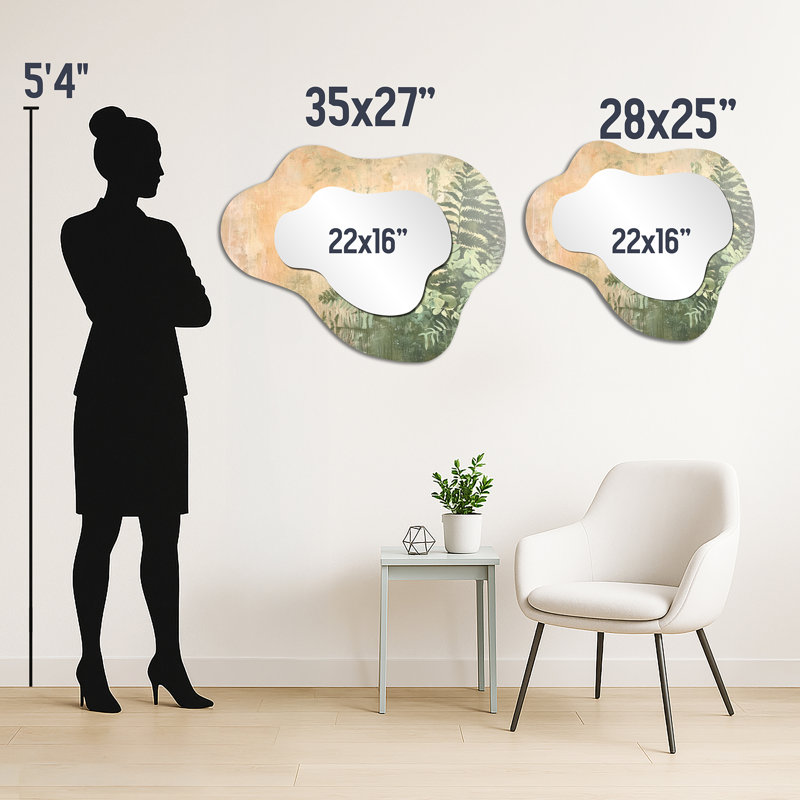 Miroir mural Botanical, 25" x 28"