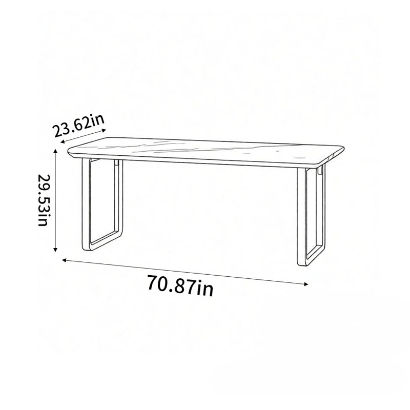 Simple and stylish dining table