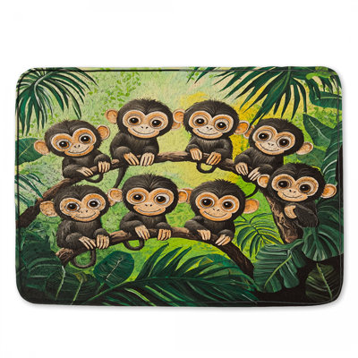 Tapis de bain Monkeys