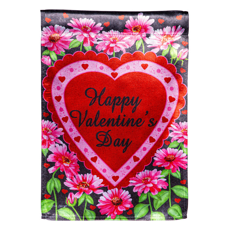 Drapeau de jardin «Fillé avec amour»