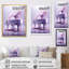 «Purple Piano Whimsical Waltz» sur impression sur toile-97060734-97060735