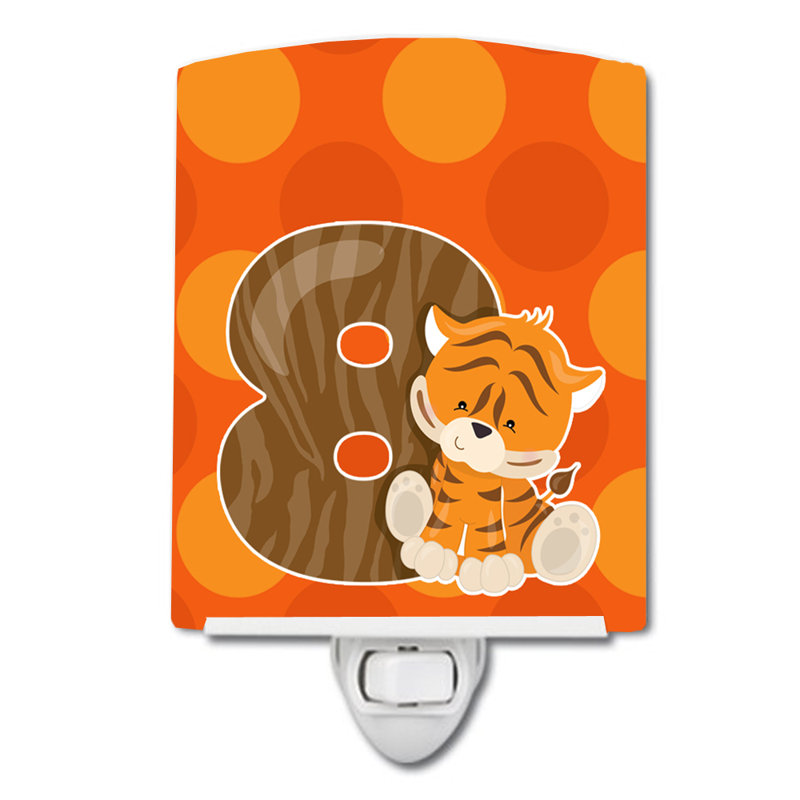 Zoo Month 8 Tiger Ceramic Night Light