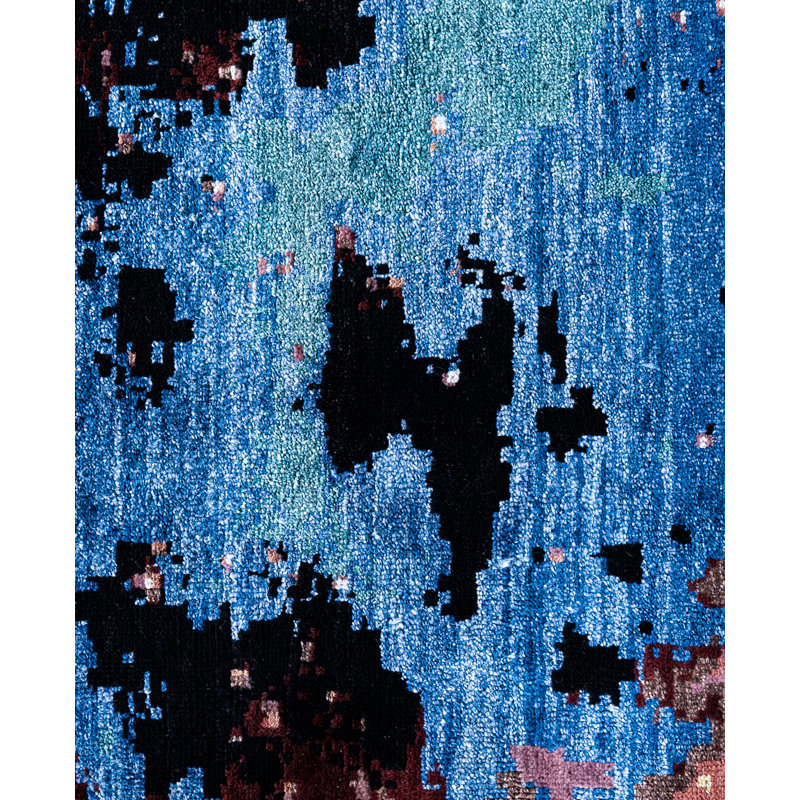 Overdyed One-of-a-Kind 8' 2" X 10' 2" Hand Knotted Area Rug