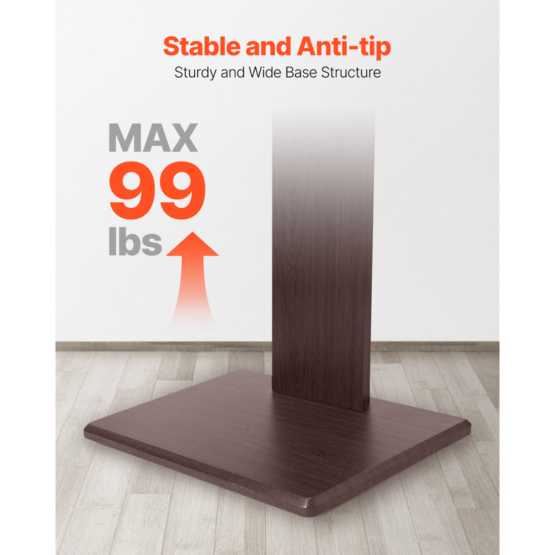 Universal TV Stand, Table Top TV Stand for 32-70 inch Screens, Swivel and Height Adjustable TV Mount Stand Holds up to 99 lbs with Power Strip, for Living Room, Bedroom, MAX VESA 600 x 400 mm