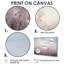 Fleurs murales mauves Whispering Breeze II - art mural fleurs sauvages pour le salon-315376782-315376770