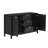Wave Design Sideboard With 3 Adjustable Shelves-2066539736