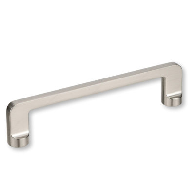 Modern Drawer Pull "Eliis" Cabinet Hardware in Satin Nickel