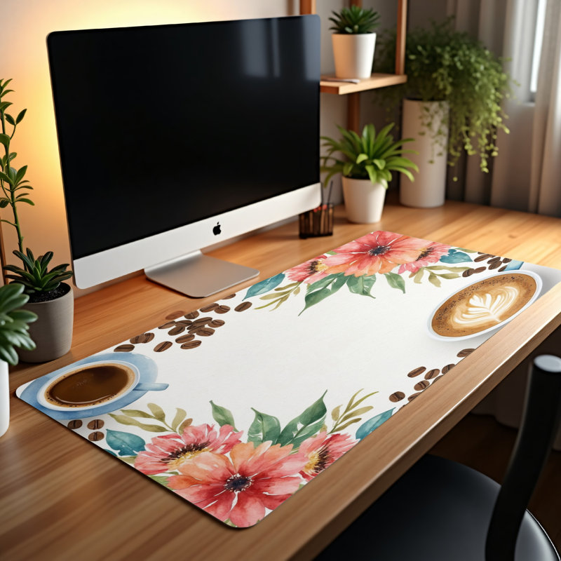 Polyester Desk Pad, 31.5x15.5