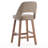 Upholstered Boucle Fabric Counter Stools, Armless Barstools With Wooden Legs For Kitchen Island Bar Counter-1757312362