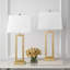 Samarah 28.5" Metal Table Lamp Set with USB, Type-C Ports and Built-in Outlet-507197053