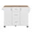 K&K Rolling Kitchen Island With Storage-1198957750