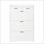Armoire de rangement étroite pour chaussures avec 3 tiroirs dissimulés et 2 tiroirs de rangement, parfaits pour les entrées et les couloirs-818802069