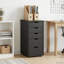 Solid Wood 34 cm W Chest of 5 Drawers-1451469325