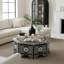Blackwell 40.25" W Octagonal Bone In-Lay Coffee Table