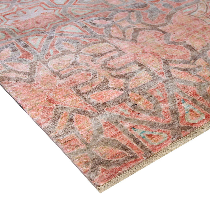 Pink Alchemy Transitional Silk Rug - 8'8" x 12'3"