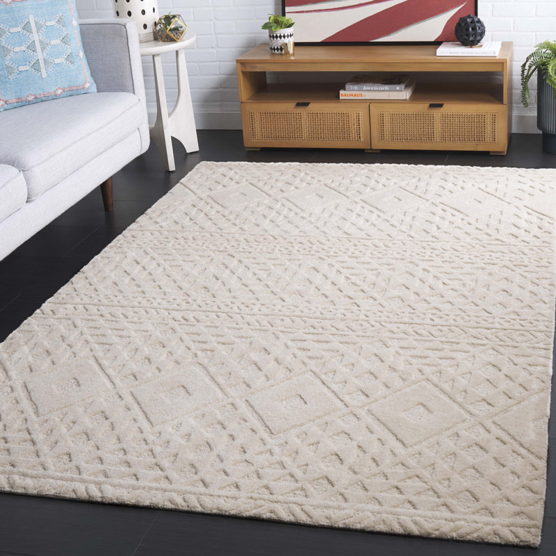Tapis ivoire Mykonos 406, Rectangle de 5 pi x 8 pi