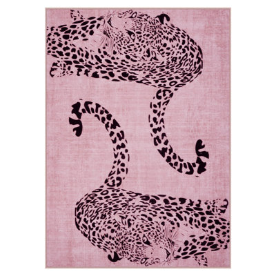 Modern Washable Area Rugs Non-Shedding Kids Playroom Rug Stain Resistant Accent Carpet